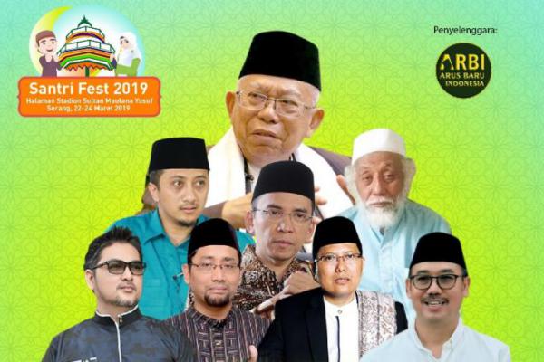 Santrifest 2019 di Banten Hadirkan Sejumlah Tokoh dan Artis Nasional