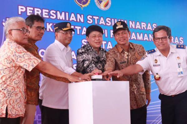 Menteri Perhubungan Resmikan Stasiun Naras di Kota Pariaman