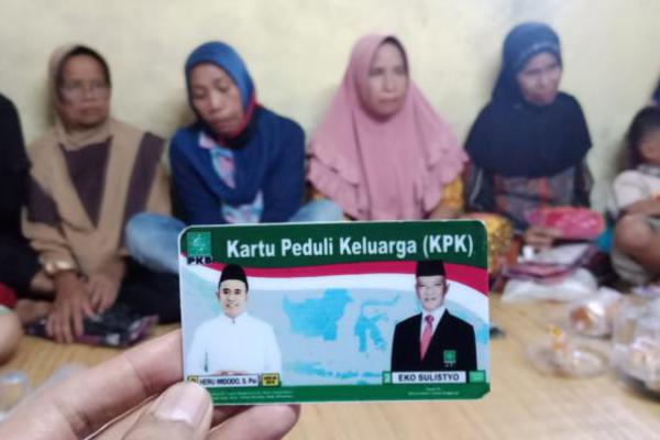 Ingin Masyarakat Sejahtera, Caleg PKB Ini Sosialisasikan Kartu Peduli Keluarga