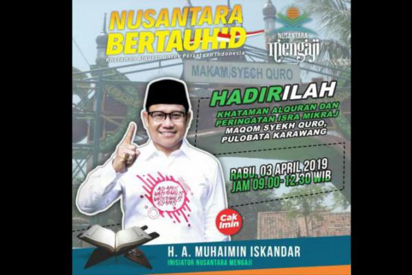 Cak Imin Khataman Alquran Bareng Komunitas Bikers dan Suporter Persib Bandung