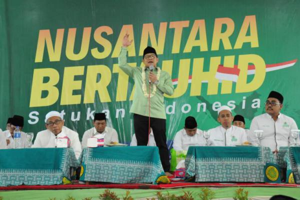Gelar Nusantara Bertauhid di Kudus, Cak Imin dan Jamaah Doakan Pemilu Lancar