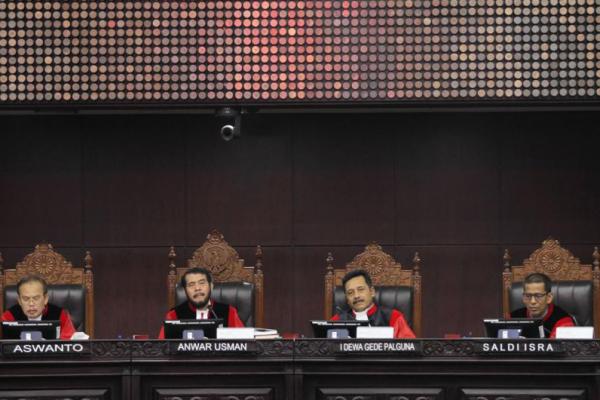 Sidang MK, Hakim Sebut Dalil Pemohon Tidak Beralasan Menurut Hukum
