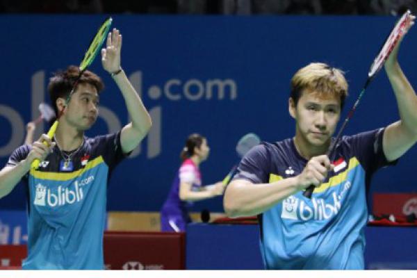 Bungkam Wakil Tiongkok, Kevin/Marcus Melaju ke Semifinal Indonesia Open 2019