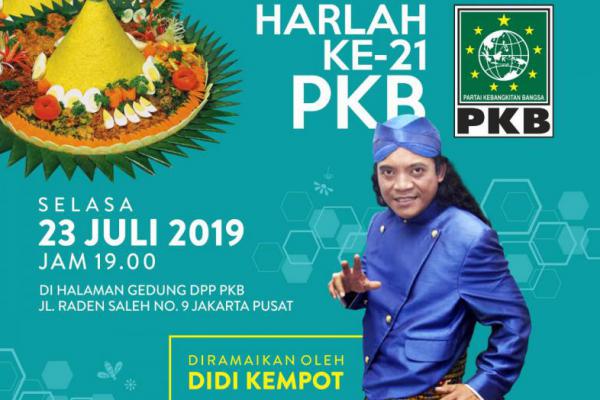 Lord Didi Kempot Akan Meriahkan Tasyakuran Harlah PKB ke-21