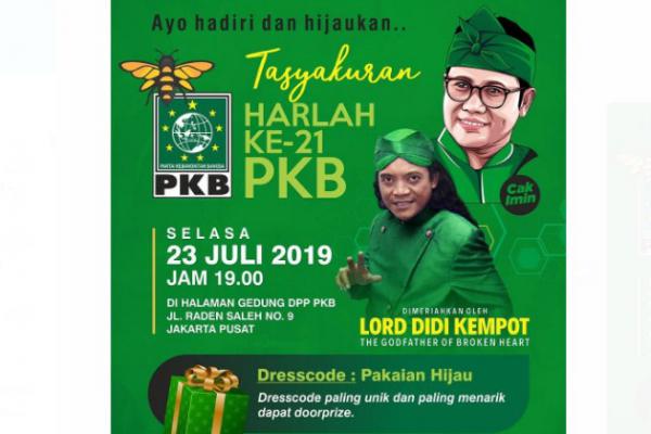 Besok, PKB Gelar Tasyakuran Harlah ke-21