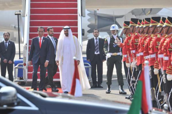Presiden Sambut Kunjungan Putra Mahkota Abu Dhabi di Soekarno Hatta