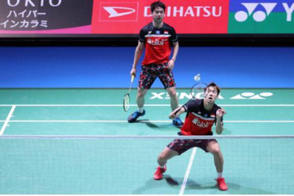 Top! Kevin/Marcus Amankan Tiket ke Semifinal All England 2022