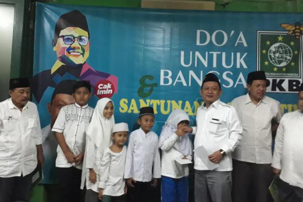 PKB Jakarta Santunan Anak Yatim, Doakan Kesuksesan Muktamar dan Cak Imin