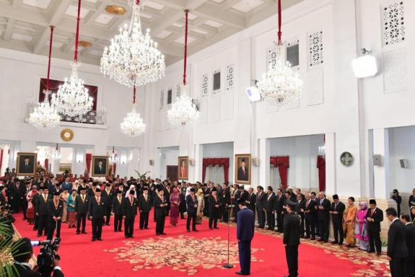 Presiden Jokowi Pimpin Penganugerahan gelar Tanda Kehormatan di Istana Negara
