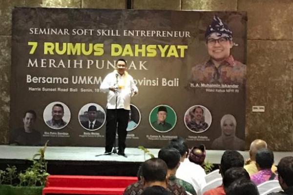 Sambut Muktamar, FPKB DPR RI Gelar Seminar Motivasi Bersama UMKM se-Bali