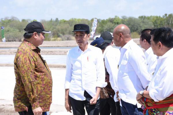 Tinjau Produkai Garam di Kupang, Jokowi: Potensinya Sampai 21 Hektare