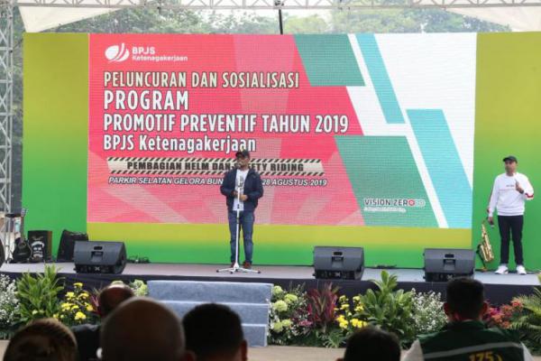 Hanif Dhakiri Hadiri Peluncuran Program Promotif Preventif BPJS Ketenagakerjaan