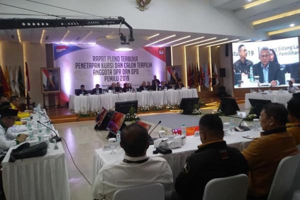 KPU Sahkan PDIP Pemenang Pemilu 2019, Disusul Gerindra, Golkar dan PKB