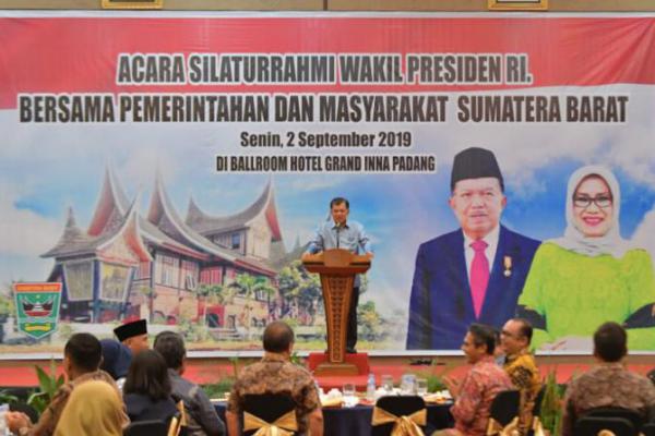 Surau, Sekolah dan Pasar, Tiga Modal Pembangunan Sumbar Menurut JK