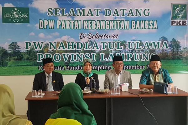 Usai Dilantik, Chusnunia Chalim Ajak Legislator PKB Lampung Sowan PWNU 