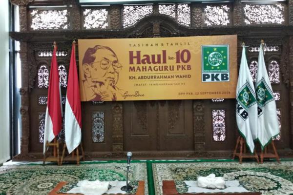 Malam Ini, DPP PKB Gelar Haul Gus Dur ke-10