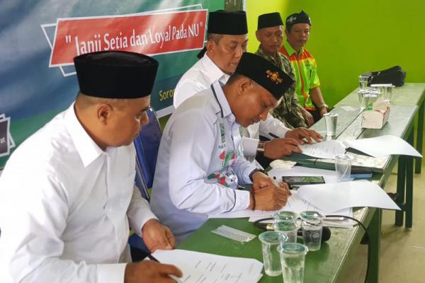 Legislator PKB Papua Barat Tandatangani Pakta Integritas pada NU