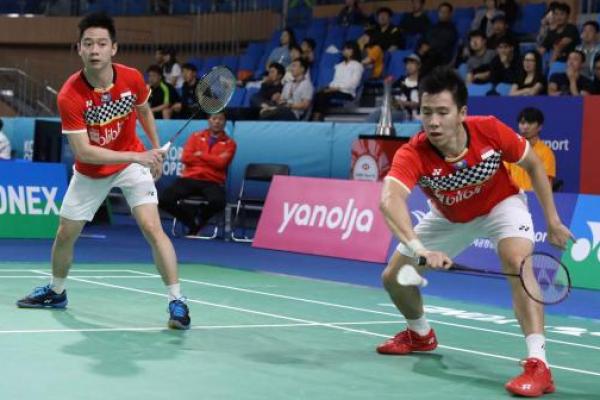 Indonesia Open 2021: Tundukkan Pasangan Korsel, Kevin/Marcus Kunci Tiket Perempatfinal