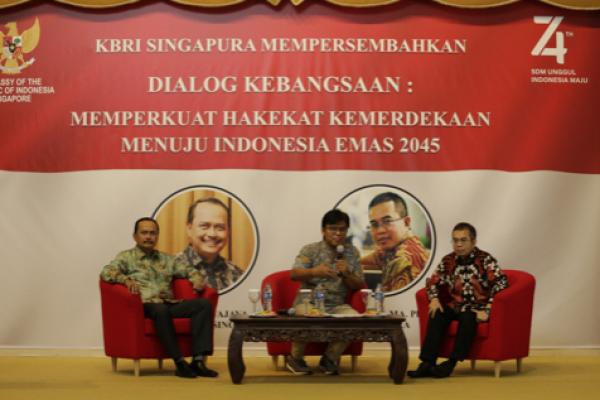 Bentengi PMI dari Radikalisme, KBRI Singapura Gelar Dialog Kebangsaan