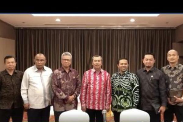 Percepat Pembangunan, Abdul Wahid Cs Rapat Koordinasi Bersama Gubernur Riau