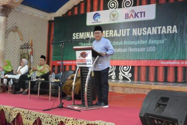Hadiri Seminar Merajut Nusantara, Taufiq: Manfaatkan Kemajuan Teknologi Bangun Bangsa