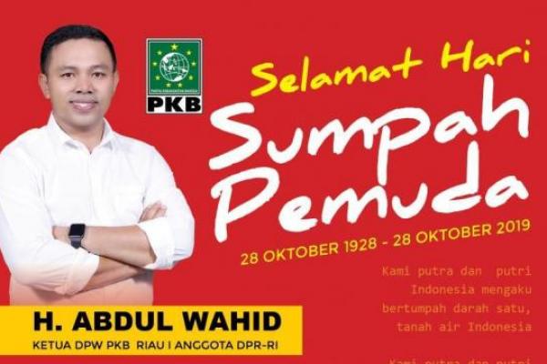 Momentum Sumpah Pemuda, Abdul Wahid: Pemuda Harapan Kemajuan Bangsa