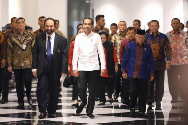 Presiden dan Wapres Hadiri Kongres dan HUT Partai Nasdem di JIExpo Kemayoran