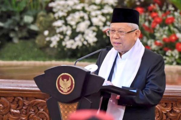 Wapres Maruf Amin Minta Pesantren Terbuka Kembangkan Kolaborasi Ekonomi