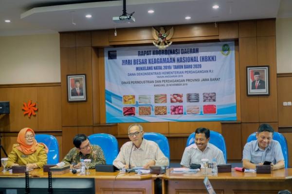 Jelang Hari Natal 2019, Kemendag dan Pemprov Jabar Gelar Rakor di Bandung