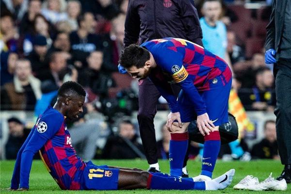 Dembele Cedera, Suarez Minta Tim Medis Cari Solusi