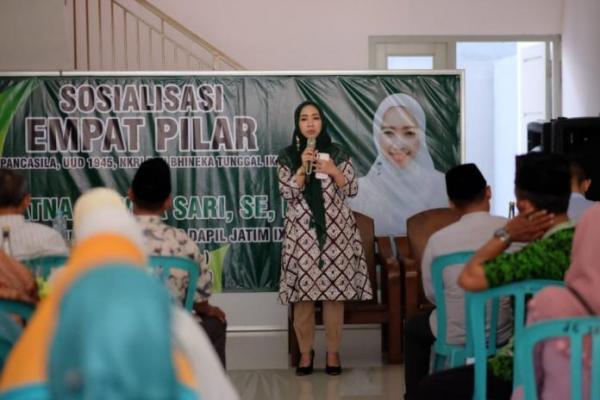 Sosialisasi 4 Pilar, Ratna Juwita Ajak Masyarakat Perkuat Semangat Kebangsaan