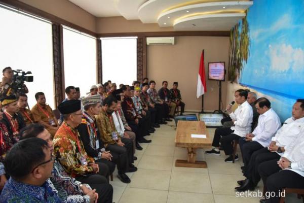 Presiden Jokowi Permisi ke Tokoh Masyarakat Kaltim Pindahkan Ibu Kota Negara