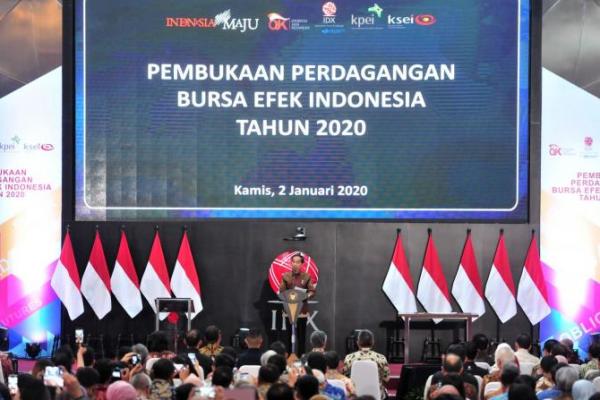 Presiden Jokowi Minta Bursa Dibersihkan dari Praktek Jual Beli Saham Tidak benar