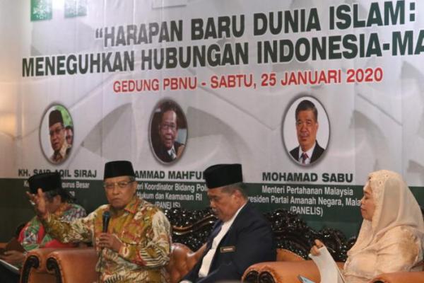 Ketua Umum PBNU dan Menteri Pertahanan Malaysia Bicara Perkembangan Islam Terkini