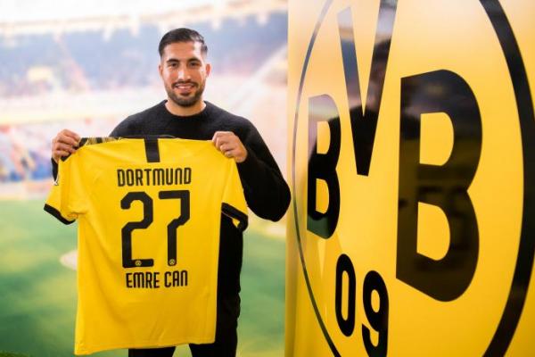Emre Can Resmi Gabung ke Borussia Dortmund