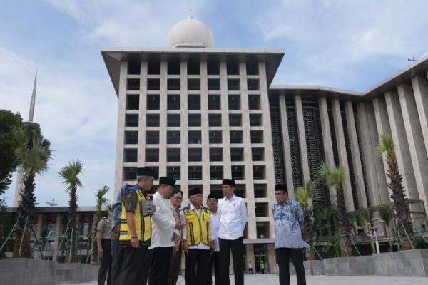 Presiden Jokowi: Renovasi Masjid Istiqlal Rampung Sebelum Ramadhan