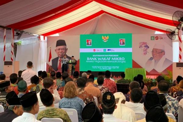 Wapres Resmikan Bank Wakaf Mikro di Lombok