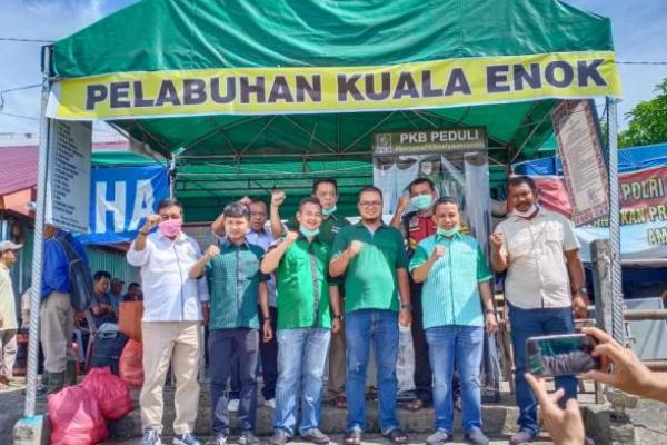 Legislator PKB Bangga PKB Inhil Bikin Bilik Sterilisasi Cegah Corona