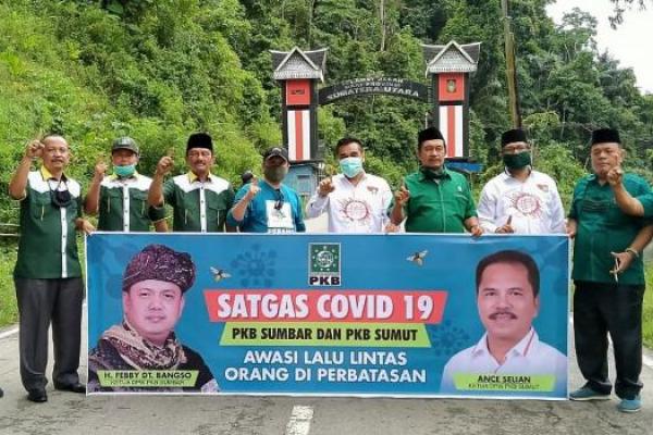 PKB Sumut dan Sumbar Bentuk SATGAS COVID-19, Jaga Daerah Perbatasan