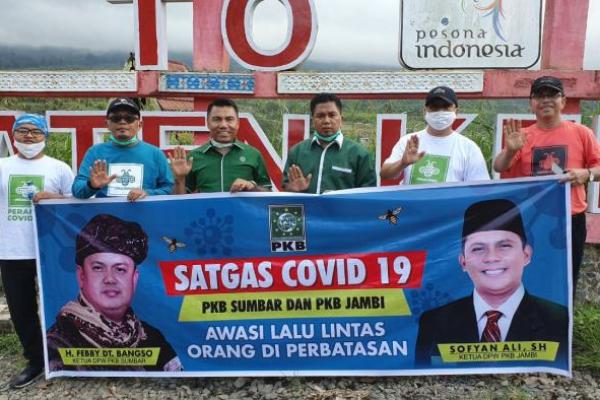 Satgas COVID-19 PKB Sumbar Maksimalkan Pengawasan di Pintu Masuk Perbatasan Sumbar-Jambi