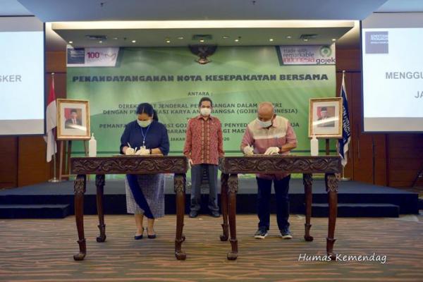 Gandeng GO-JEK, Kemendag Jamin Distribusi Kebutuhan Pokok Tetap Tersalurkan pada Masyarakat