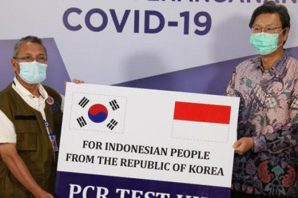 Indonesia Terima Donasi Alat Uji PCR dari Pemerintah Korsel 