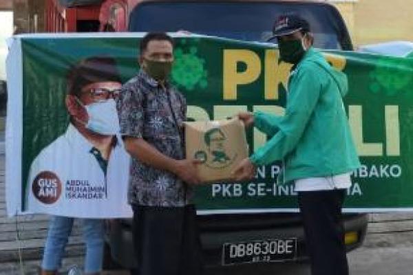 Tiba di Sulut, Paket Sembako Gus AMI Didistribusikan ke PWNU dan Muslimat