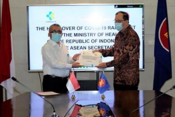 Kemenkes Beri Bantuan 2.000 Rapid Test pada Sekretariat ASEAN