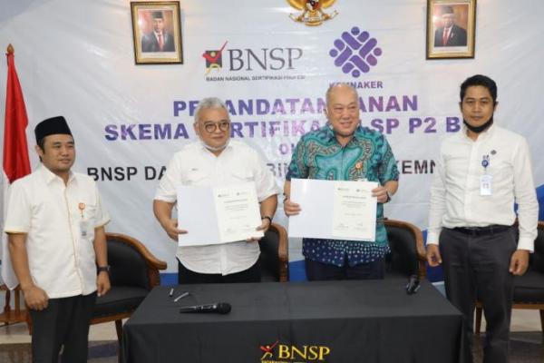 Kemnaker dan BNSP Sepakati Standar Sertifkasi Pelatihan Kerja di BLK