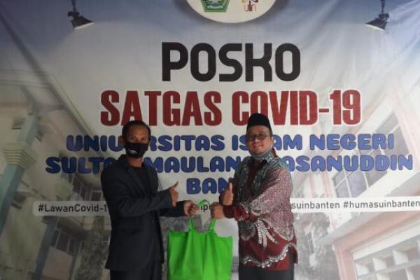 Transisi New Normal, Sapras Protokol Kesehatan Penuhi Lingkungan UIN SMH Banten