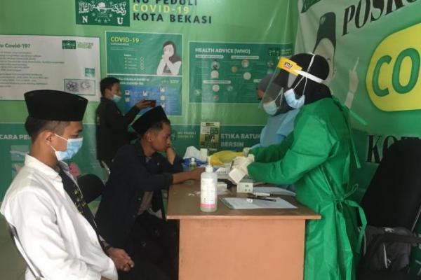 Nihayah Center dan NU Bekasi Rapid Test Santri Darussalam Sebelum Balik Mondok