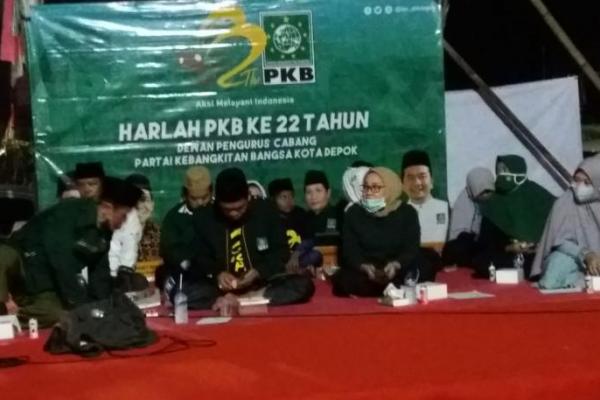 Peringati Harlah ke 22, PKB Depok Tegaskan Komitmen Melayani Indonesia