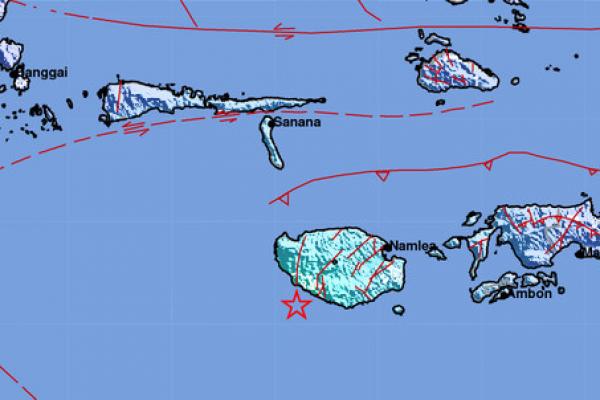 Gempa M 5,5 Guncang Pulau Buru, Tak Berpotensi Tsunami
