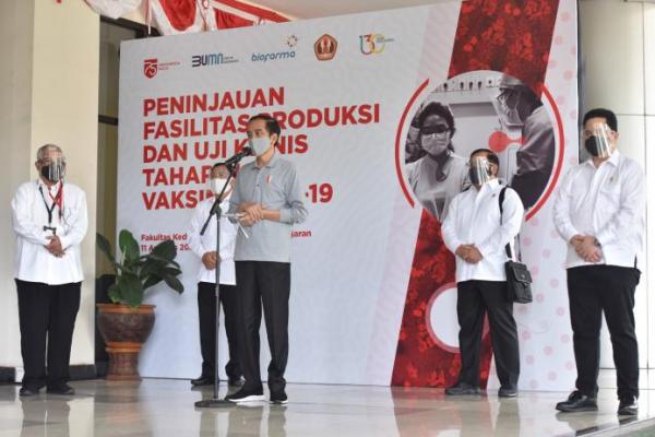 Presiden Jokowi Harap Uji Klinis Vaksin Covid-19 Selesai dalam 6 Bulan